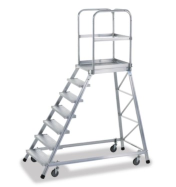 MOBILE PLATFORM LADDER H=1.68 m 7-TR 41975