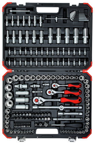 DOPSLEUTELSET 1/4"+3/8"+1/2, 172-DLG R45603172, 3300058