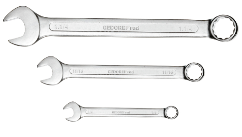 COMBINATION WRENCH SET AF1/4-1.1/4 16-PCS R09115016, 3301043