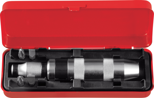 IMPACT DRIVER SET 1/2" + BITS, 6-D R38004006, 3301399