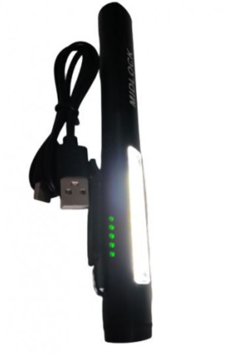 WERKLAMP LEDSTRIP, TOPLICHT, UV EN LASER LED179 OPLAADBAAR USB-C