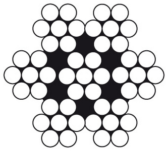 ROL a 100 MTR STAALKABEL (7x7) RVS 1mm 