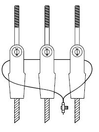 LENGTH at 1 MTR STEEL CABLE 3mm ELVZ 7x19 (BORGZBEL-ANTITWIST)