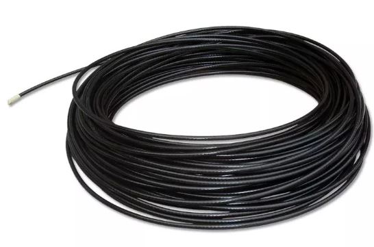 STAALKABEL PVC MANTEL ZWART 4x5mm 7x19-1770N/mm2 MBL-7,85KN KRUISSLAG RECHTS