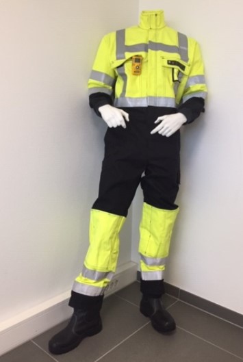 VIAG GAS-TIGHT WORK COVER MT 60 RWS YELLOW/BLUE (XXXL)