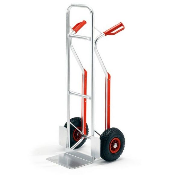 STEEKWAGEN ALU MET GLIJBEUGEL 150KG + LUCHTBAND