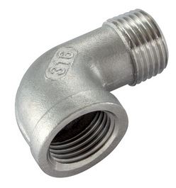 KNIE RVS 90GR. 1/2" bi-bu BSP-BSPT RVS AISI 316 KNIE92 SE-12