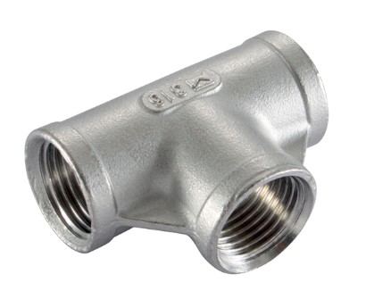 T-STUK RVS 1 " bi BSP RVS AISI 316 TEE130