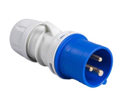 CEE PLUG 16A 2P+A 230V