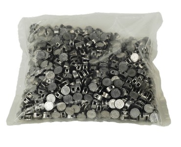 ZAK a 1Kg ZEGELLOODJES 8mm (+/- 850st) 