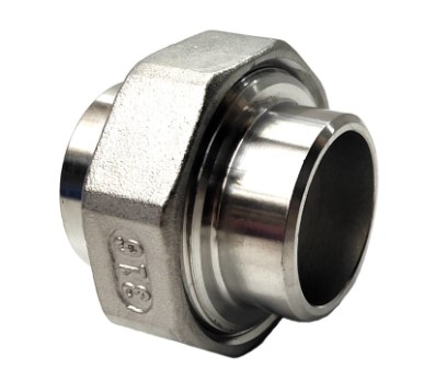 RVS 316 3-DELIG 90GR KNIE 1/2" CONISCH