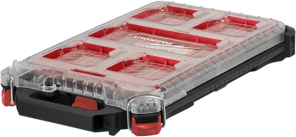 MILWAUKEE PACKOUT™ COMPACT ORGANISER SLIM 411x249x64mm 4932471065