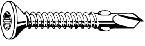 SELF-DRILLING SCREW MAXXFAST TORX 6.3x60 WITH WINGS
