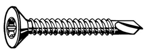 ZELFBORENDE SCHROEF D7504-O 3,5X25 ELVZ TX 30350035025