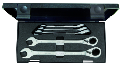 RING RATCHET WRENCH SET 7UR 005 5-piece 8-19 mm 2327651