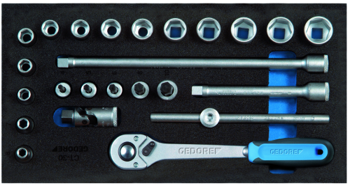 MODULE 1500 CT1-30 SOCKET WRENCH SET 2308975 6-19mm
