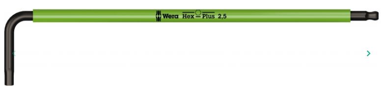 WERA INB.SL. 950 SPKL 2.5MM MULTICOLOUR 05022604001