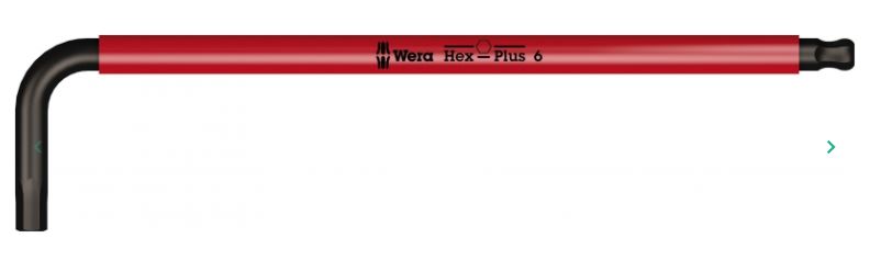 WERA INB.SL. 950 SPKL 6.0MM MULTICOLOUR 05022203001