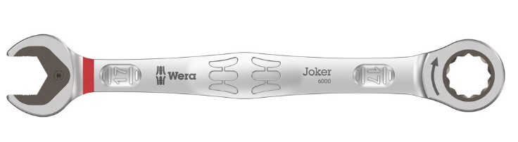 WERA 6000 JOKER RING RATCHET WRENCH 17MM