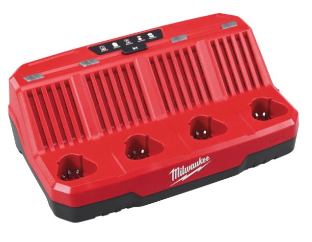 MILWAUKEE M12™ M12 C4 ACCULADER 4-BAY 4932430554