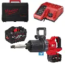 MILWAUKEE M18 FUEL™ ONE-KEY™ M18 ONEFHIWF1D-121C 1'' ACCU SLAGMOERSLEUTEL HOOG KOPPEL MET FRICTIERING 2711Nm D-GREEP & VERLENGDE AS 4933499251