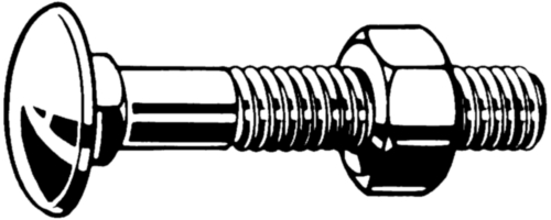 LOCK BOLT+NUT ELVZ D603/555 M8x35