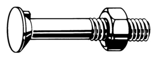 RIDGE BOLT+NUT BRIGHT UK D604/555 M12x80 08070120080