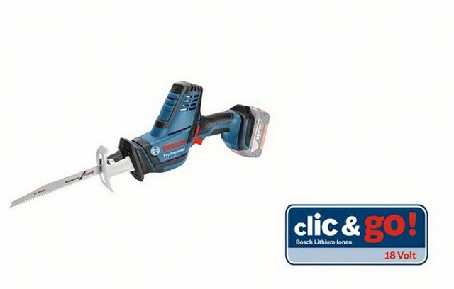 BOSCH PRO GSA 18V-LI C ACCU RECIPROZAAGMACHINE zaagdiepte 200mm IN L-BOXX 06016A5001