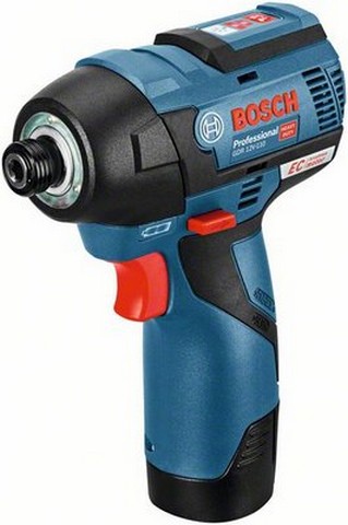 BOSCH PRO GDR 12V-110 ACCU SLAGMOERAANZETTER 110Nm INCLUSIEF 2x 3,0Ah ACCU EN LADER IN DOOS  06019E0005