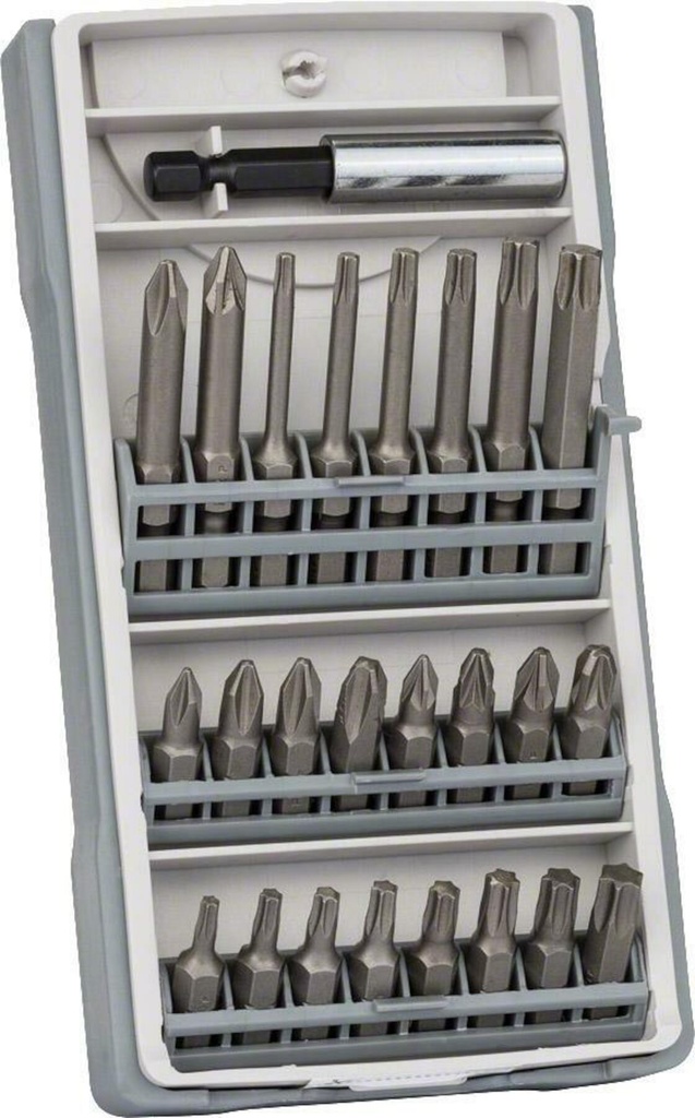 BOSCH X-PRO BASIC SCHROEFBITSET 25 delig. PH/PZ/TX 2607017037