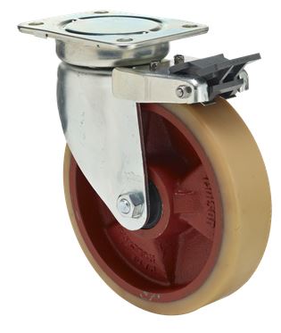 CASTOR WHEEL D=125 JBCV 1253 6443/B WITH BRAKE
