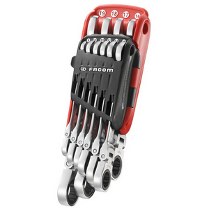 FACOM SET OF RATCHET WRENCHES 467BF.JP10PB 10 PIECES - 8 to 19mm