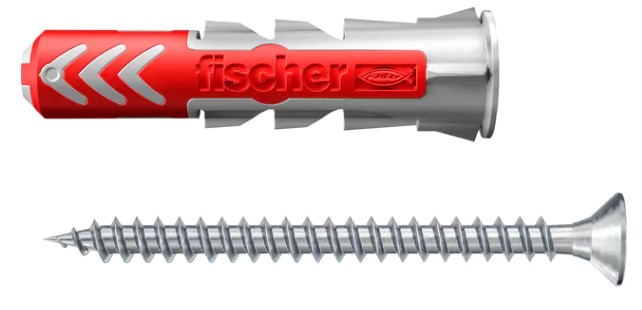 PCS FISCHER PLUGS DUO-POWER 6x30 CPL WITH SCREW (PACK: 50)