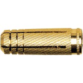 FISCHER BRASS PLUGS MS 16X43 (FOR METRIC SCREWS.) 078663