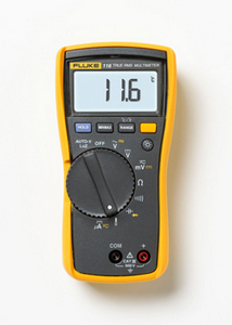 FLUKE MULTIMETER 116 - EUR-HV-AC TEMP. MEASURING FUNCTION + MICRO AMP.