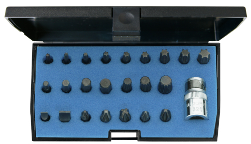 BITSET 24-delig 620-024+HOUDER 1/4"vk 1815695