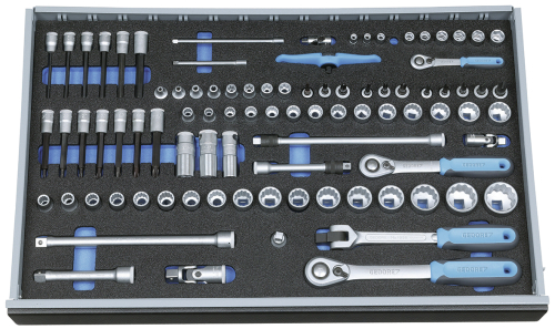 MODULE 2005 CT4 U20 SOCKET WRENCH SET 1/4 - 1/2" 4/4 CT 91 PIECES 2016257