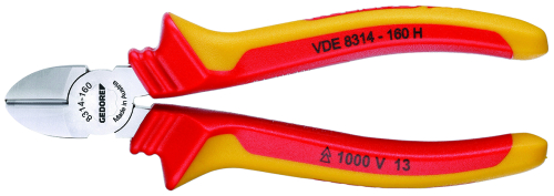 GEDORE VDE SIDE CUTTING PLIERS 8314-160 H 1552163