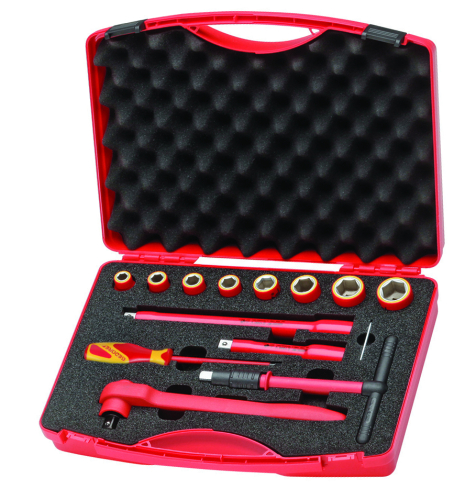 VDE GEREEDSCHAPSSET 14-DEL VDE-1001 1/2" 10-24mm RATEL + KOFFER 6602560