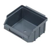STACKABLE BIN GREY 50x105x90mm HxWxL (P0) NR-55 (per 12 pieces)