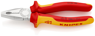 KNIPEX VDE COMBINATION PLIERS 03 06 180 L=180mm