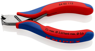 KNIPEX FRONT CUTTERS WITH FACETED 64 02 115 L=115mm