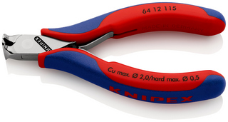 KNIPEX HEAD CUTTING PLIERS 64 12 115 L=115mm