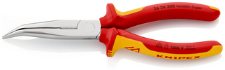 KNIPEX VDE TELEPHONE PLIERS 26 26 200 45° L=200mm