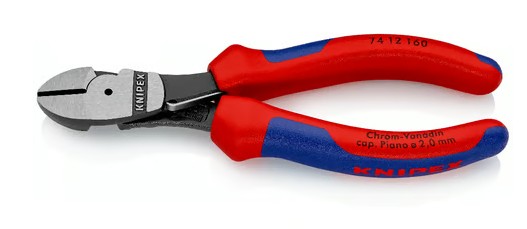 KNIPEX KRACHTZIJSNIJTANG 74 12 160 L=160mm