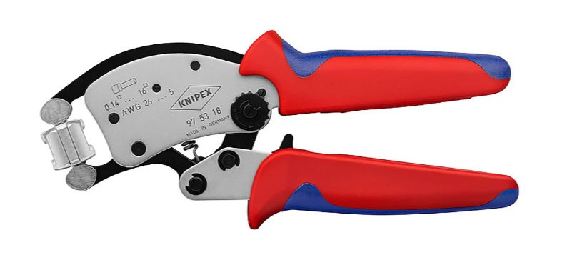 KNIPEX CRIMPING TOOL TWISTOR 97 53 18 WIRED END SLEEVES 0.14-16mm²