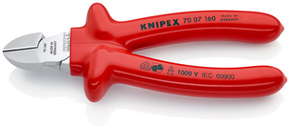 KNIPEX VDE ZIJSNIJTANG 70 07 160 L=160mm