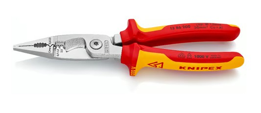 KNIPEX VDE STRIPTANG 13 86 200 L=200mm