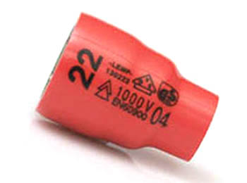 LEMP DOPSLEUTEL 3/8" 22mm 6-KANT L=40mm  130222 