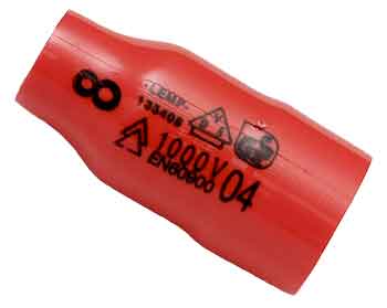 SOCKET WRENCH 1/2"X40 6-KT 8mm 130408